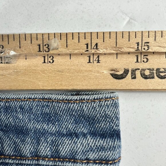 Levi's Jeans Women's 29x27* 501 Skinny Ankle High Rise Blue Stretch Denim Tag 27 - Picture 16 of 16